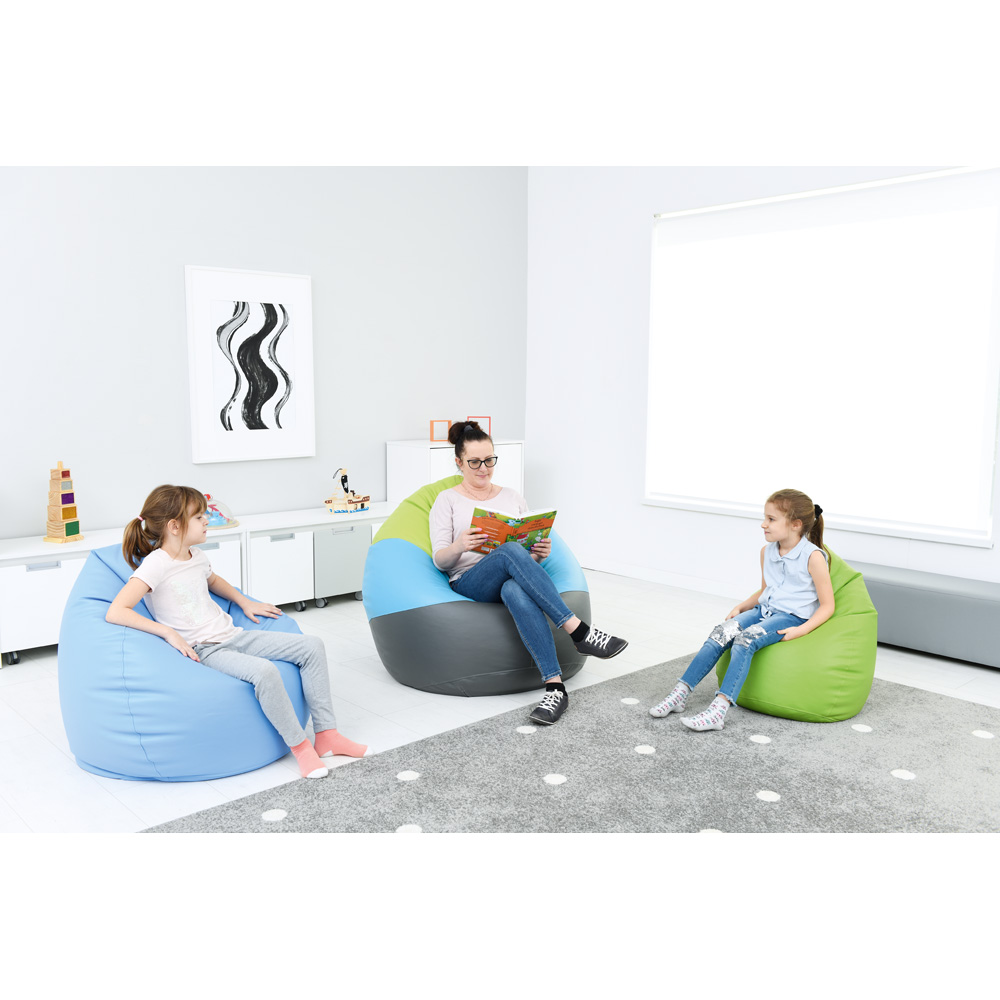 Gruszka duża grafitowo-niebiesko-zielona - MED