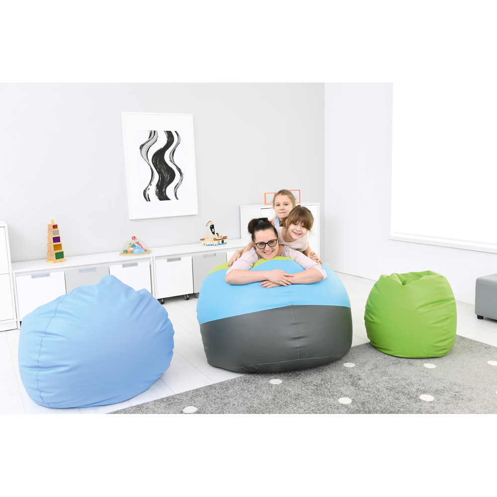 Gruszka duża grafitowo-niebiesko-zielona - MED