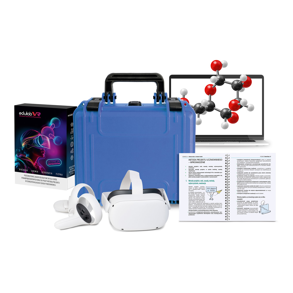 EduLabVR. Oprogramowanie VR - zestaw z goglami VR