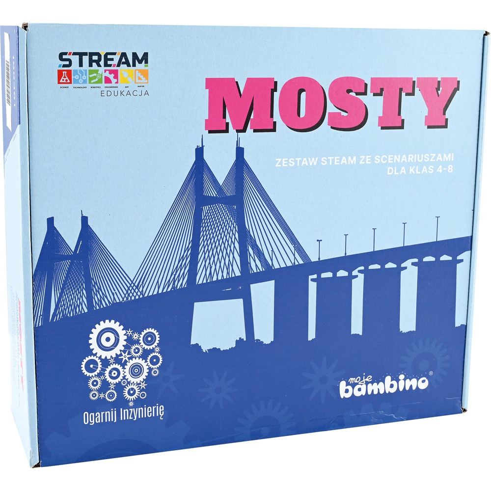 Mosty - zestaw STEAM ze scenariuszami dla klas IV-VIII
