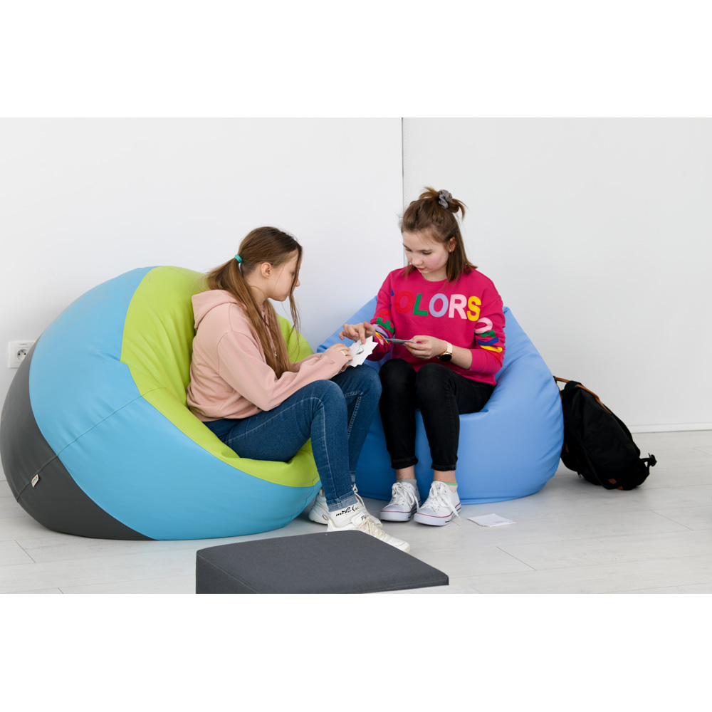 Gruszka duża grafitowo-niebiesko-zielona - MED