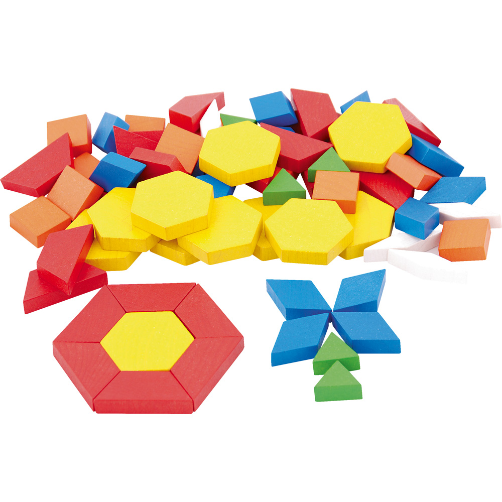 Geometryczne kształty  drewniane