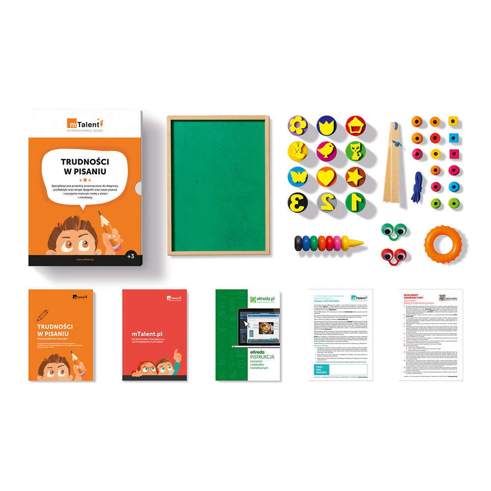 Program multimedialny Trudności w pisaniu I mTalent