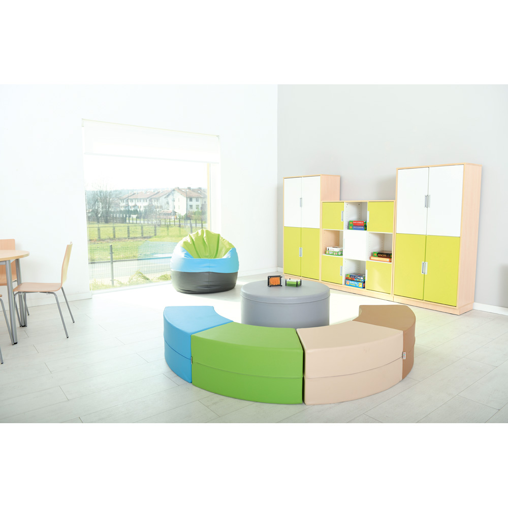 Gruszka duża grafitowo-niebiesko-zielona - MED