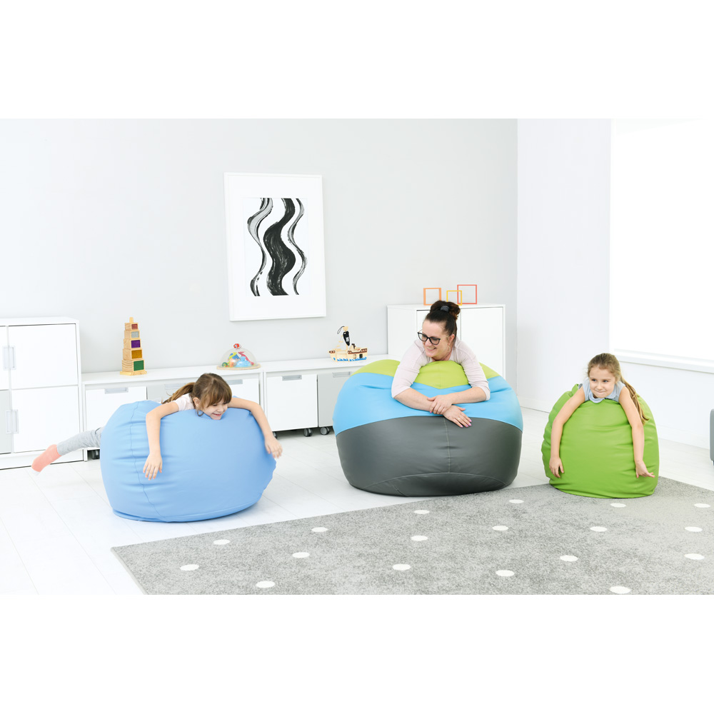 Gruszka duża grafitowo-niebiesko-zielona - MED