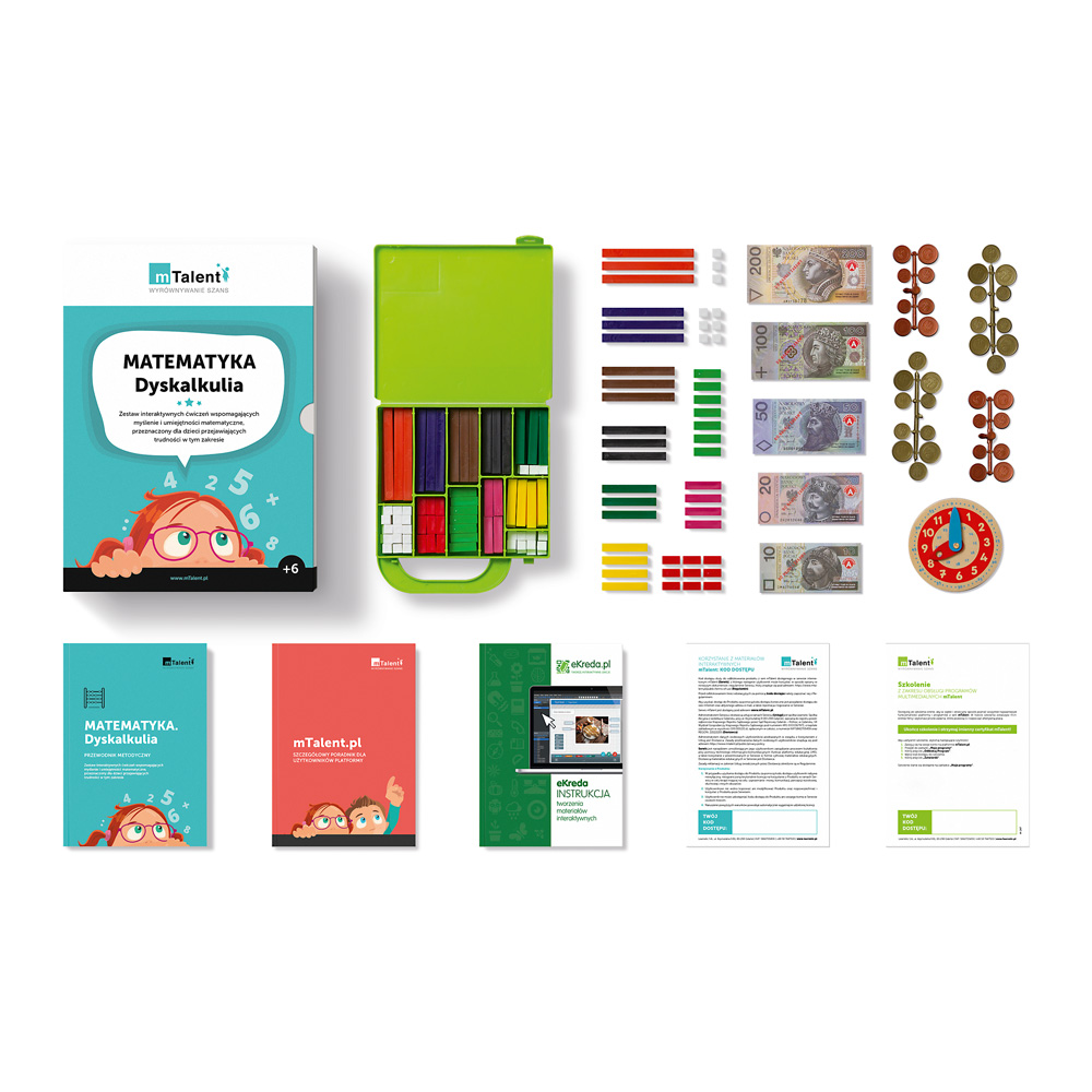 Program multimedialny Matematyka. Dyskalkulia  mTalent